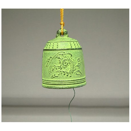 Cloche Furin en fonte verte