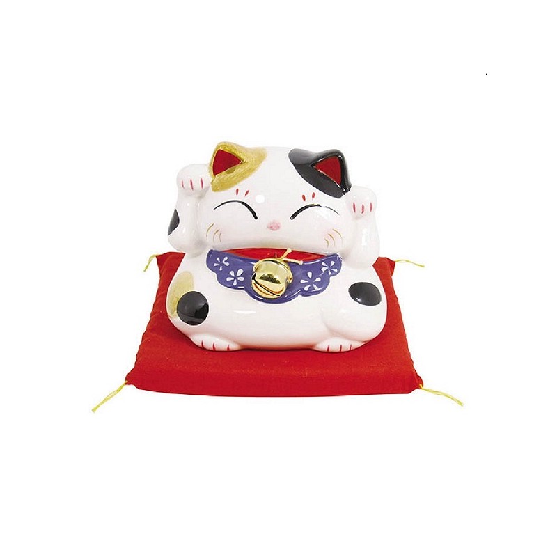 Maneki Neko chat porte bonheur japonais Blanc' Mug