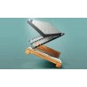 Pack Lit Tsuri bas Naturel Sommier et Matelas