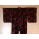 Kimono rouge à fleurs