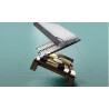 Pack Lit Tsuri Haut Wenge sommier et matelas
