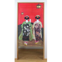 Rideau japonais Noren Inari