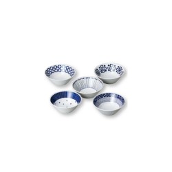 Set de 5 bols japonais en porcelaine