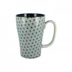 Grands mugs Asanoha bleu