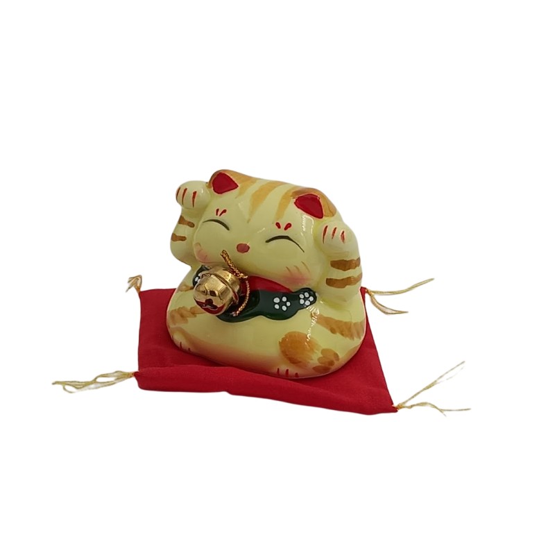 6 pouces tirelire japonaise en céramique chat chanceux maneki neko