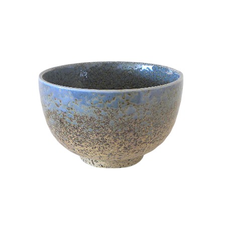 Bol bleu et brun en céramique japonaise