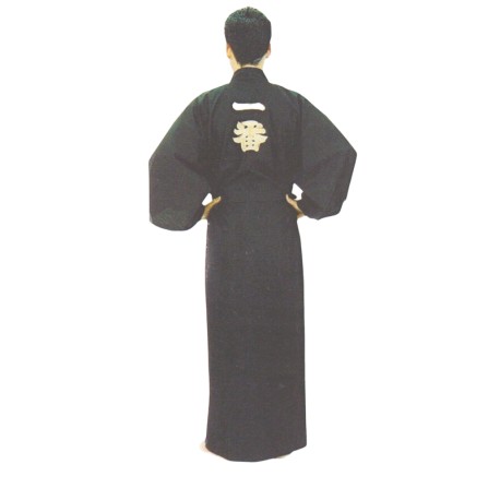 Kimono japonais pour homme motif Kanji