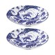 Set de 2 petites assiettes japonaises motifs Vagues