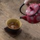 Théière japonaise en fonte 0,65 Litre rouge et tasse à thé