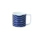 Mugs japonais en porcelaine lignes