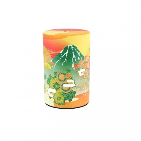 Boite à thé japonaise Fujisan Orange
