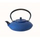 Théière japonaise en fonte Nenrin 0,65 Litre - Couleur : bleue