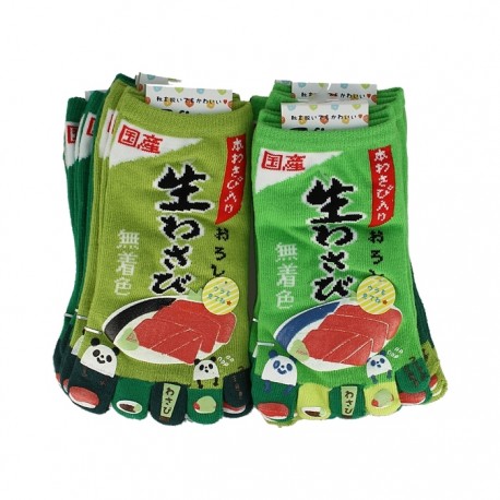Chaussette 5 doigts Wasabi