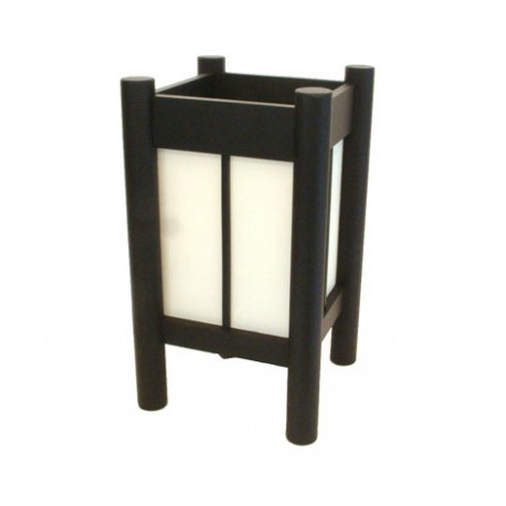 Lampe japonaise 32 cm noire