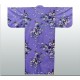 Yukata japonais pour femme fleurs et oiseaux