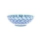 Saladier en porcelaine japonaise motifs nattes
